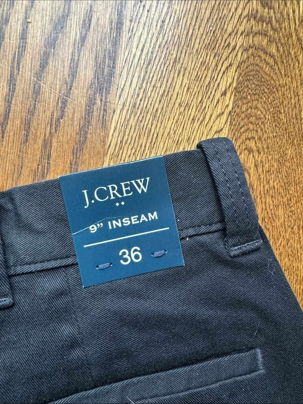 Jcrew black 9” shorts